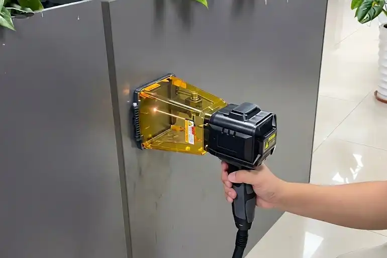 Real case study of laser marking