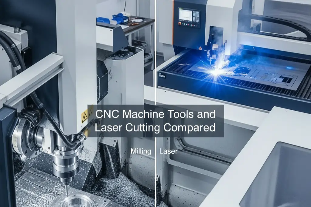 CNC Machine Tools and Laser Cutting Compared