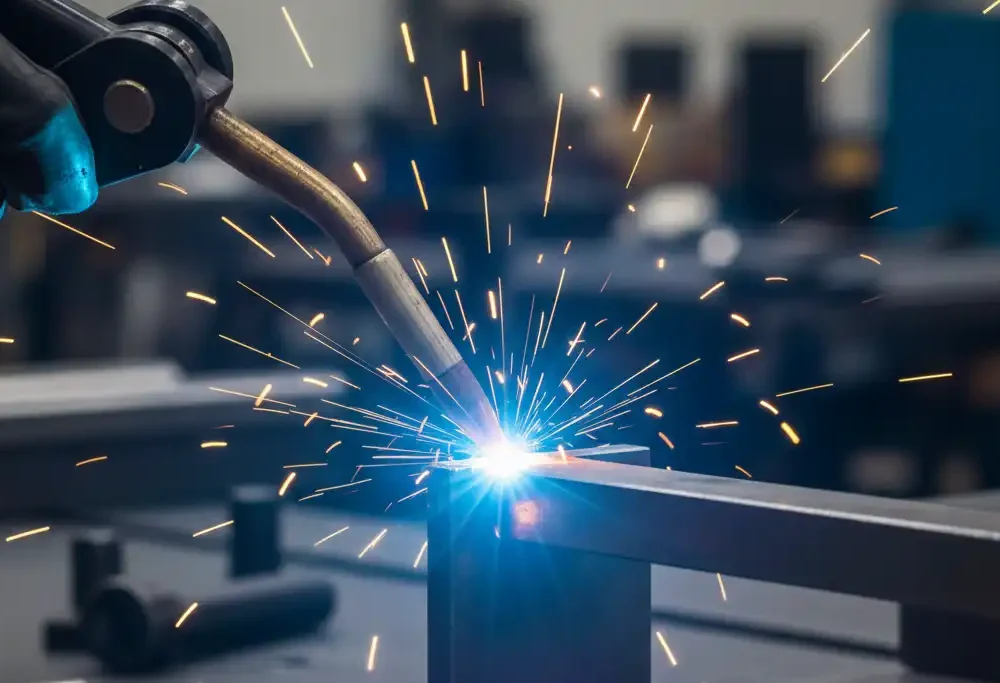 Which welding process has the smallest heat affected zone