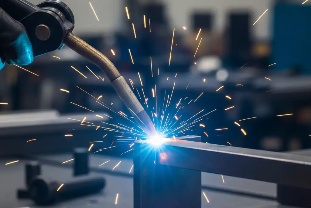 Which welding process has the smallest heat affected zone