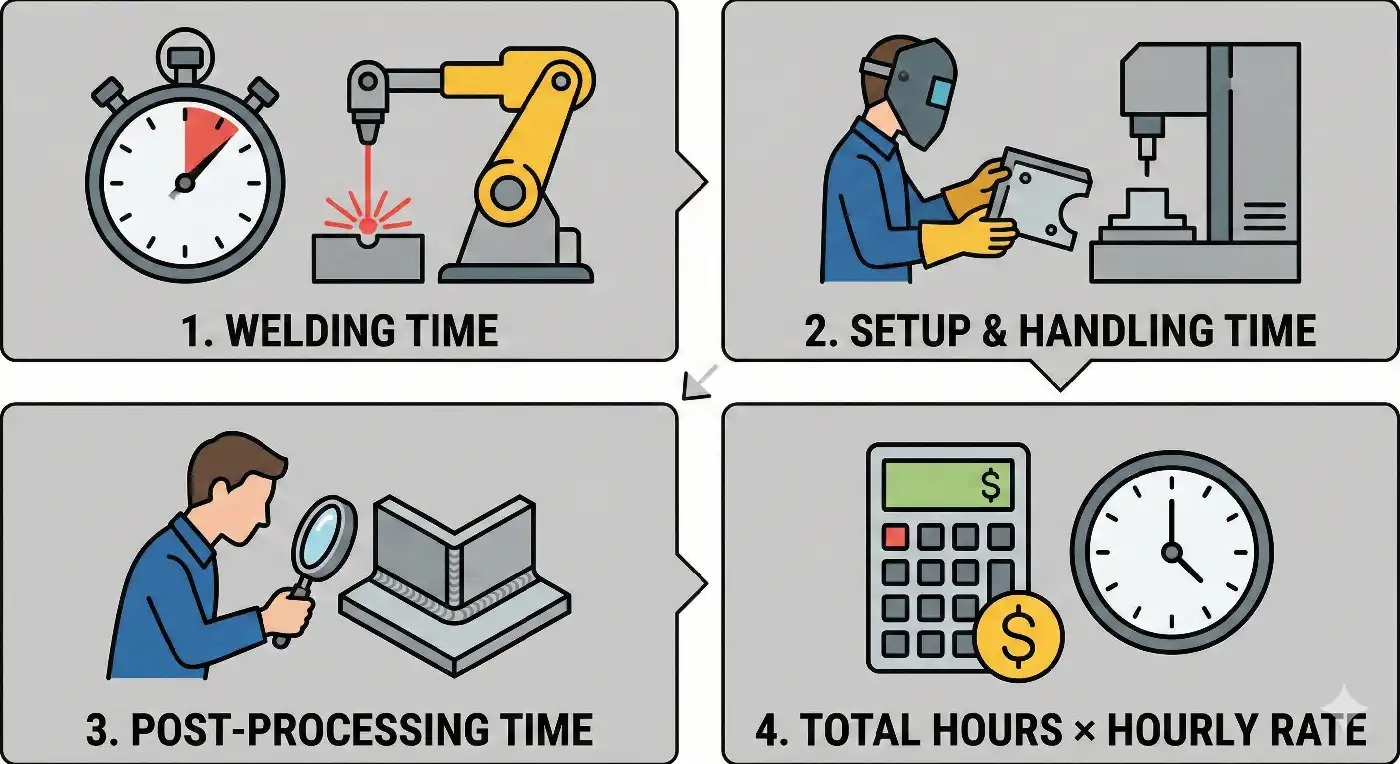 Labor Cost of Laser Welding Calculation Steps