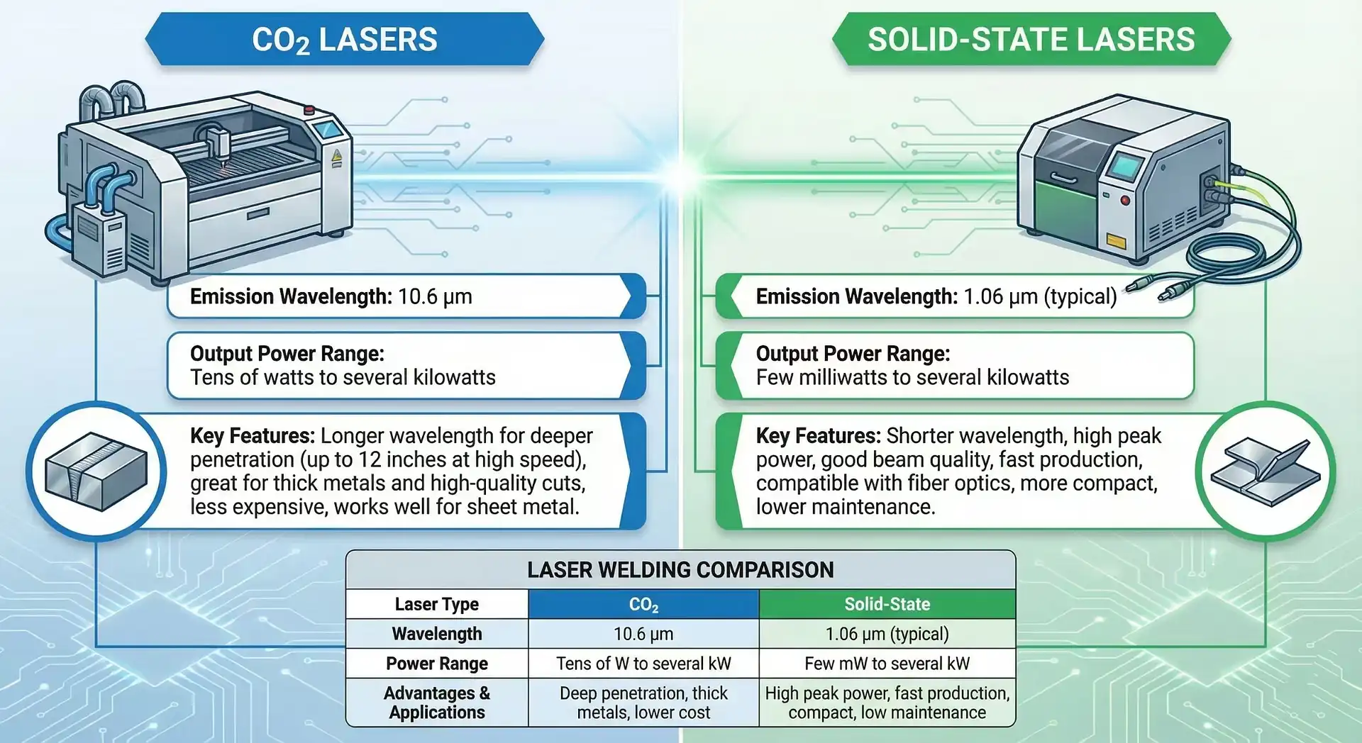 CO2 vs. Solid-State Lasers