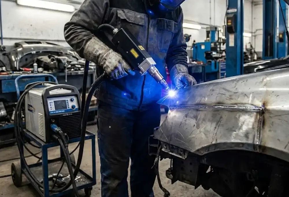 Automotive sheet metal repair and laser welding technology