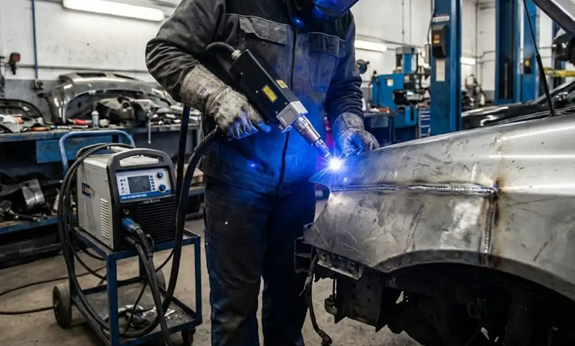 Automotive sheet metal repair and laser welding technology
