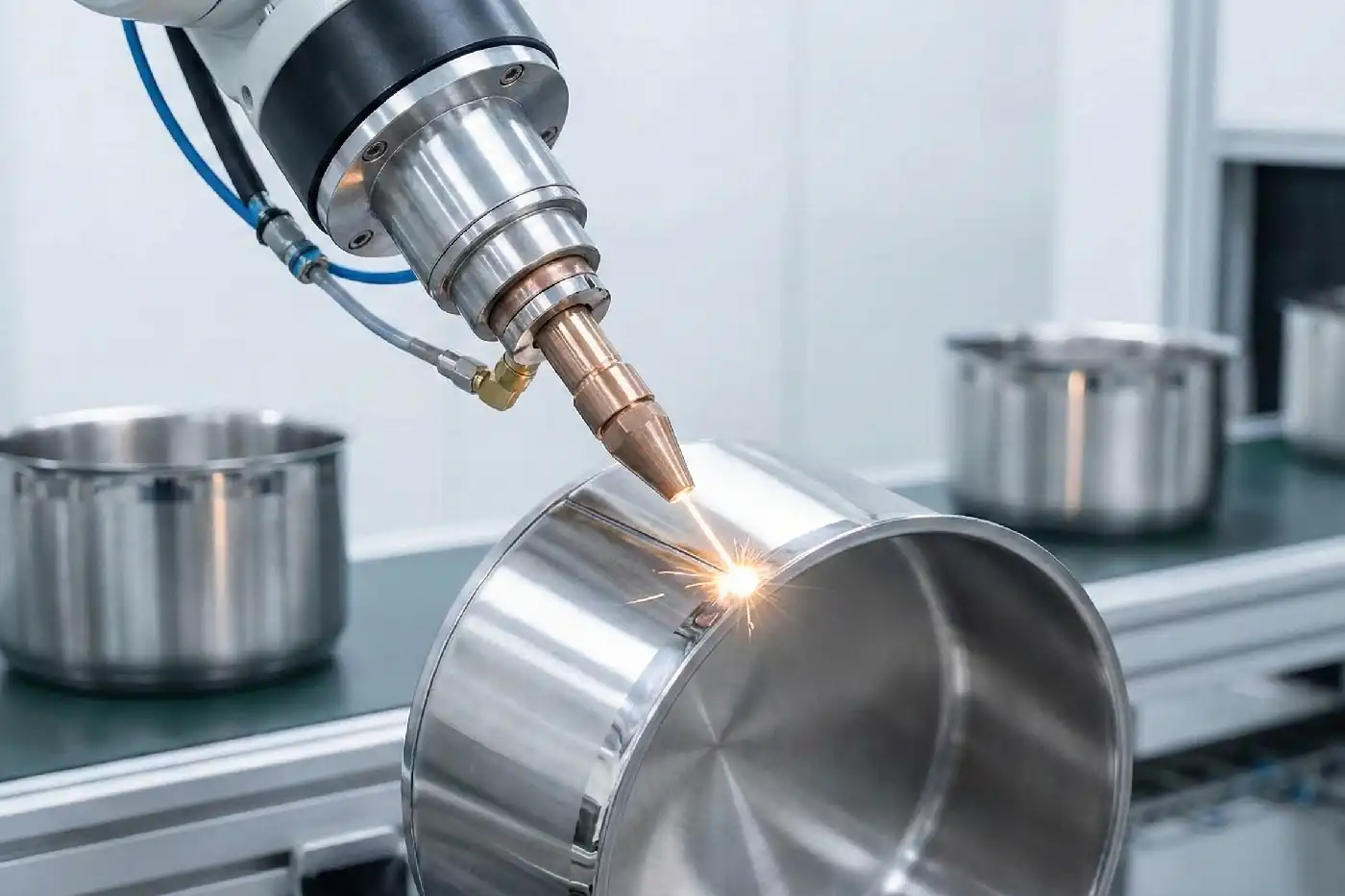 Laser Welding in Kitchenware Manufacturing Sealing & Aesthetics