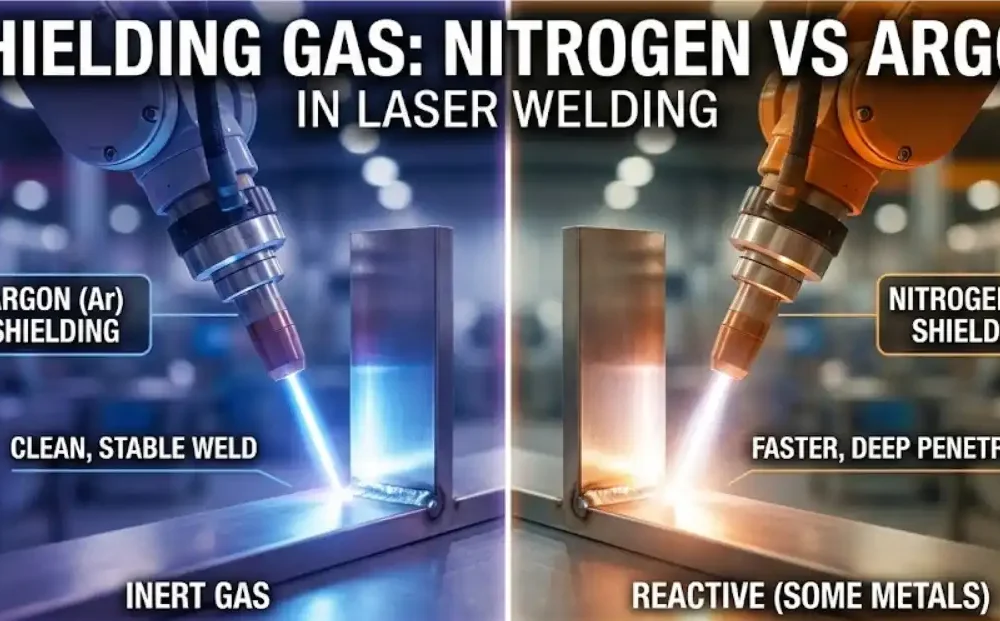 Shielding Gas Nitrogen vs. Argon in Laser Welding