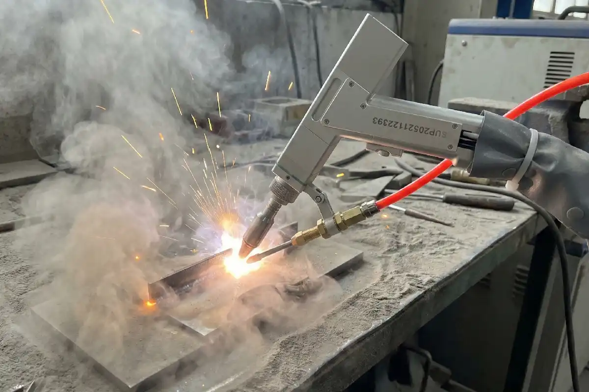 The consequences of dust entering the laser head of the welding machine