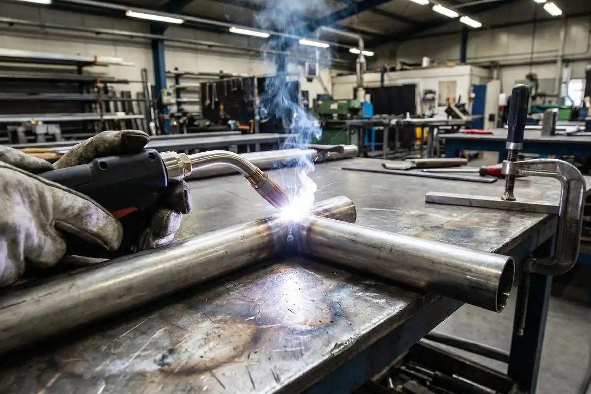 The light emission characteristics of laser welding machines