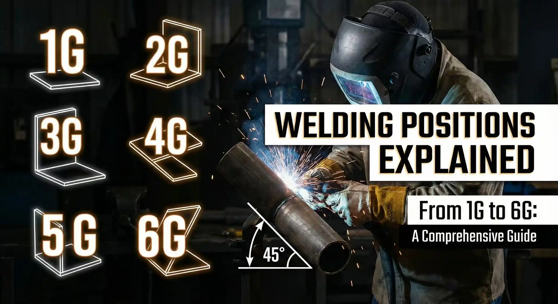 What Are 1G, 2G, 3G, 4G, 5G, and 6G Welding Positions