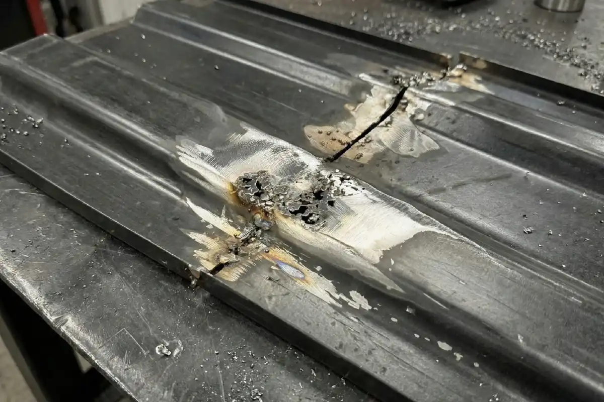 Why is it easy for laser welding to burn through thin plates