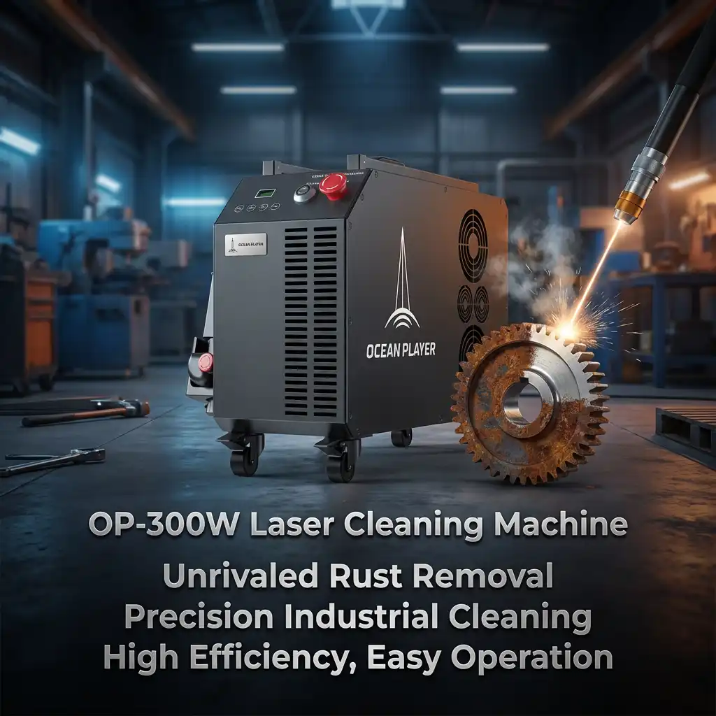 High-Power 300W Pulse Laser Cleaning Machine