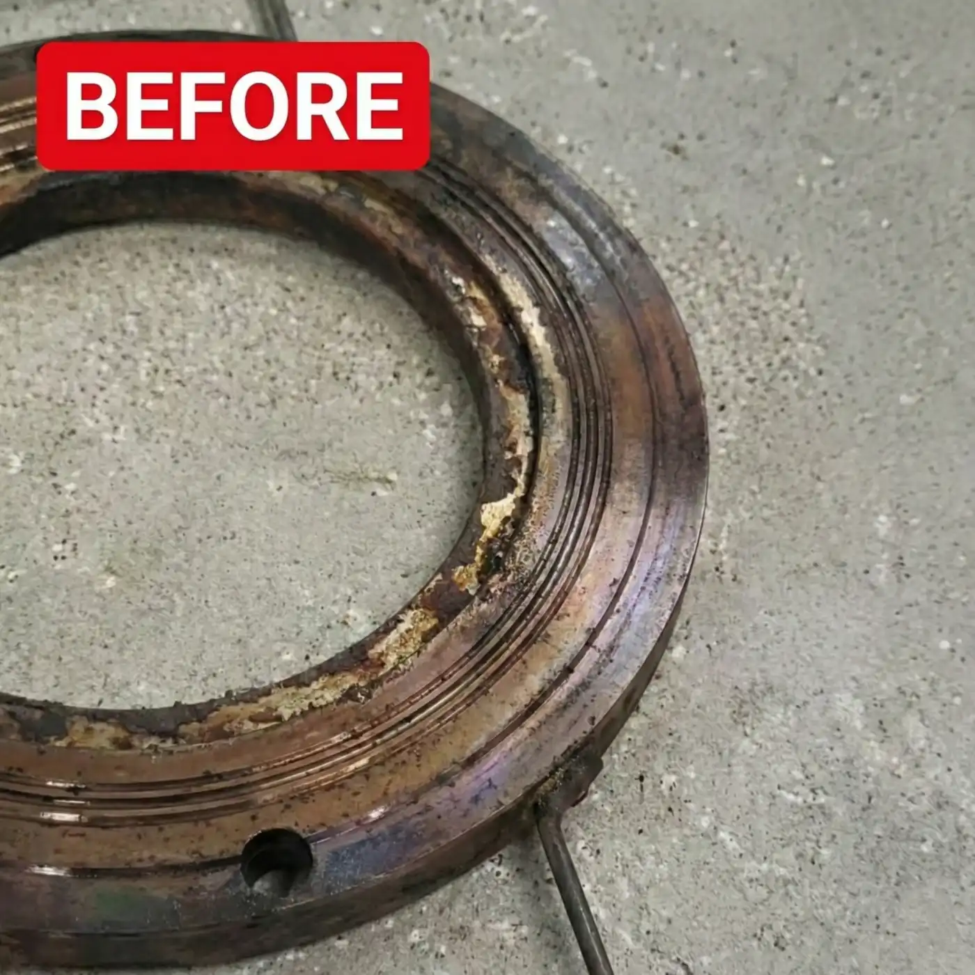 Heavy Rust Accumulation