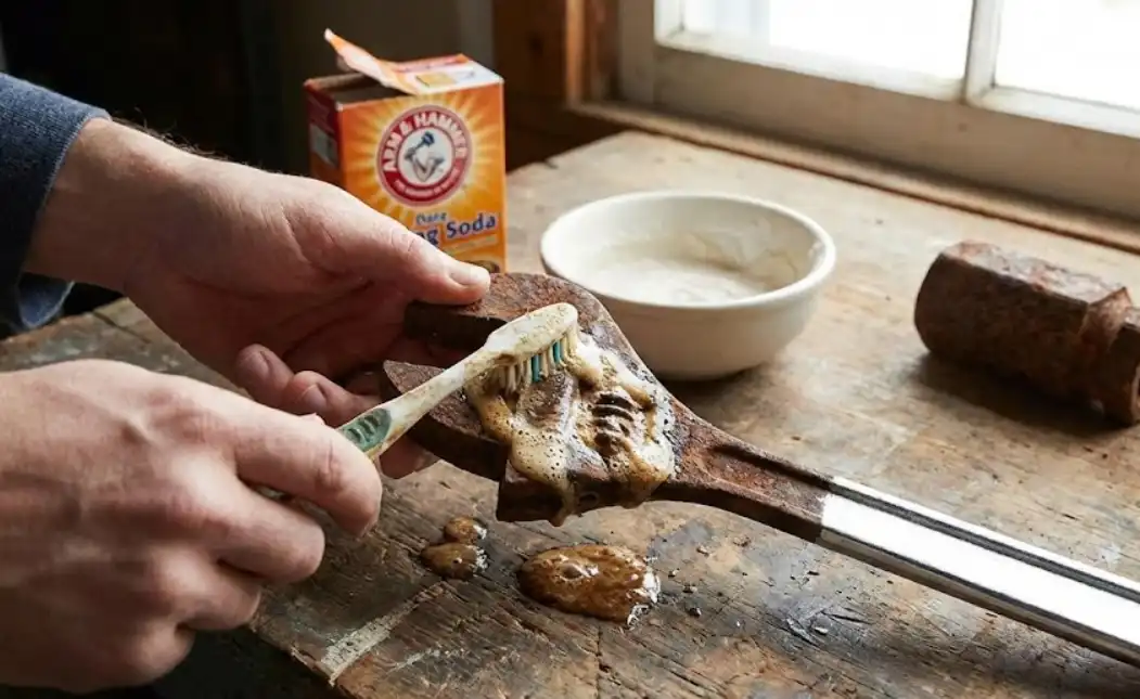 Baking Soda Method to Remove Metal Rust