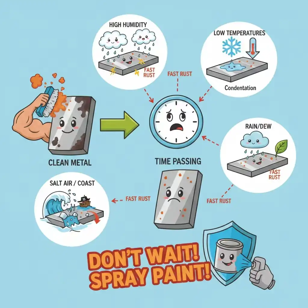 Risks of Waiting After Rust Removal