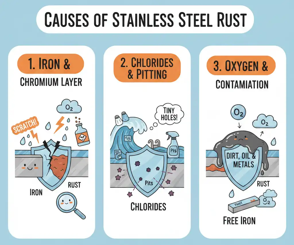 Causes of Stainless Steel Rust