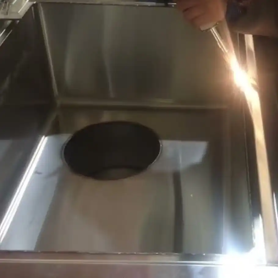 Laser welded sink