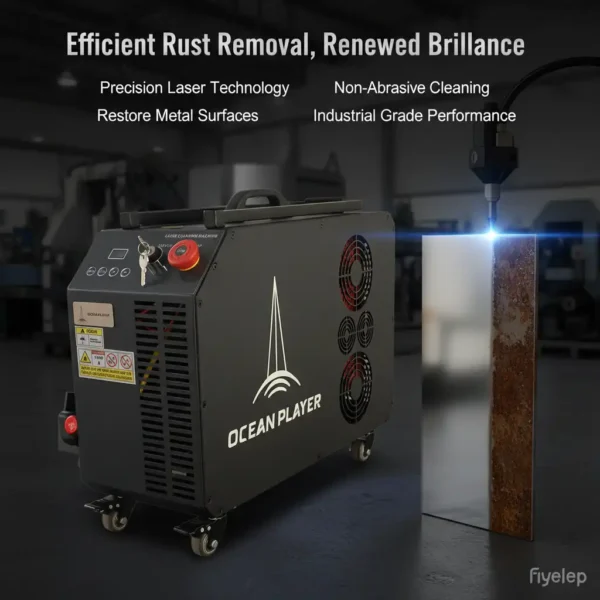 Metal laser rust removal machine