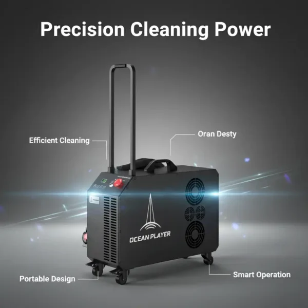 Small laser cleaning machine