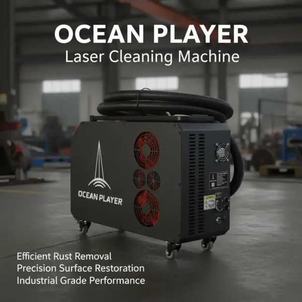 Steel plate rust removal laser machine