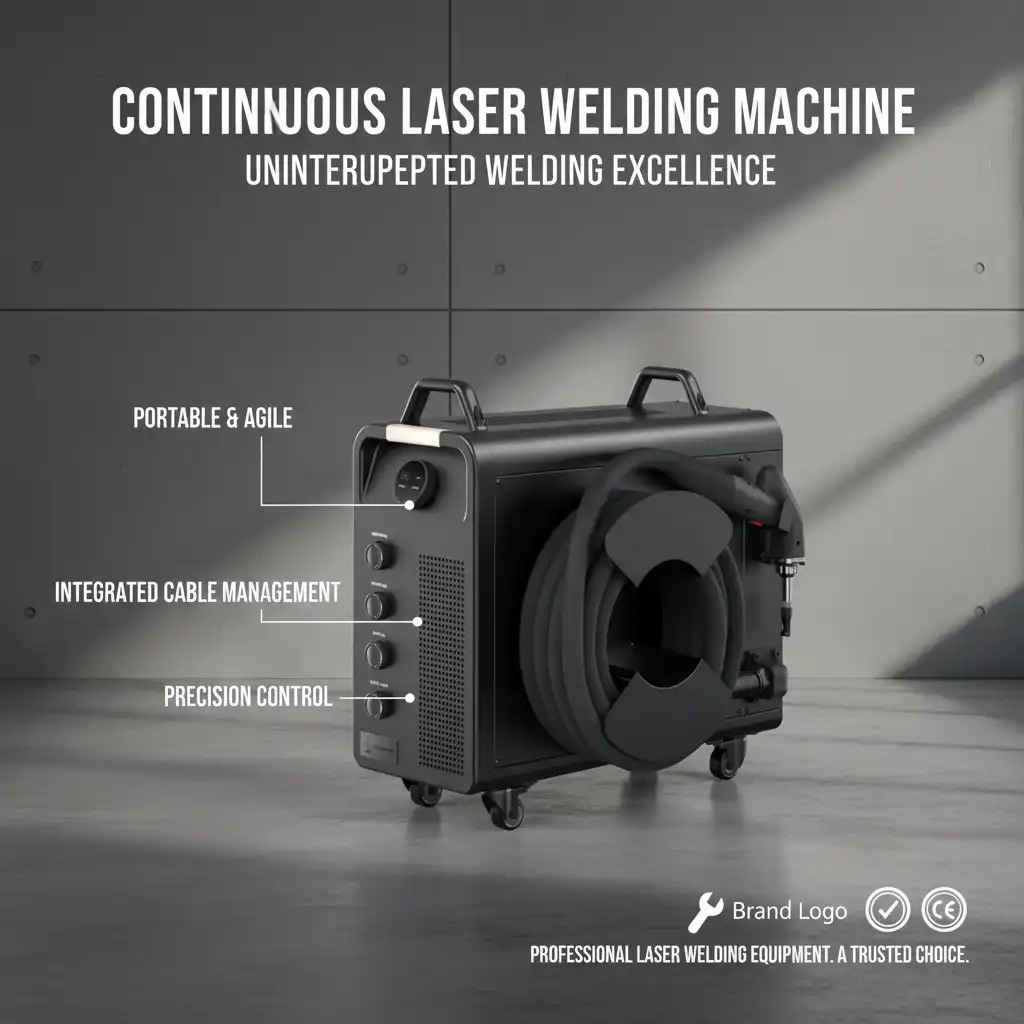 Continuous laser welding machine