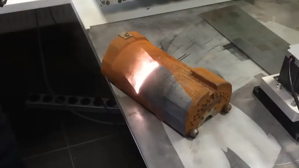 Rust Removal with Laser cleaning machine 100w