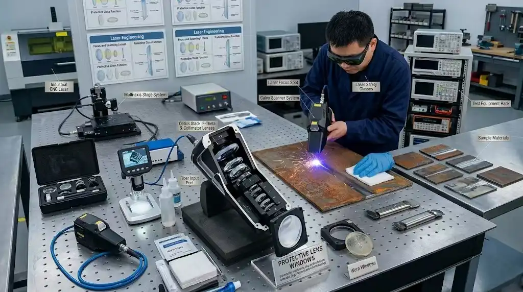 Optics and protective windows