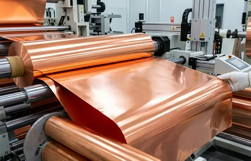 Thin pure copper tabs