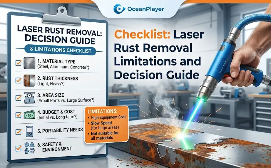 Checklist Laser Rust Removal Limitations and Decision Guide