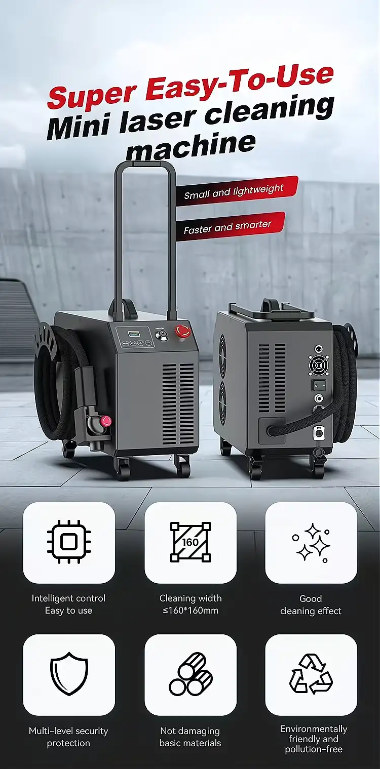 Laser cleaning machine 100w Control Interface