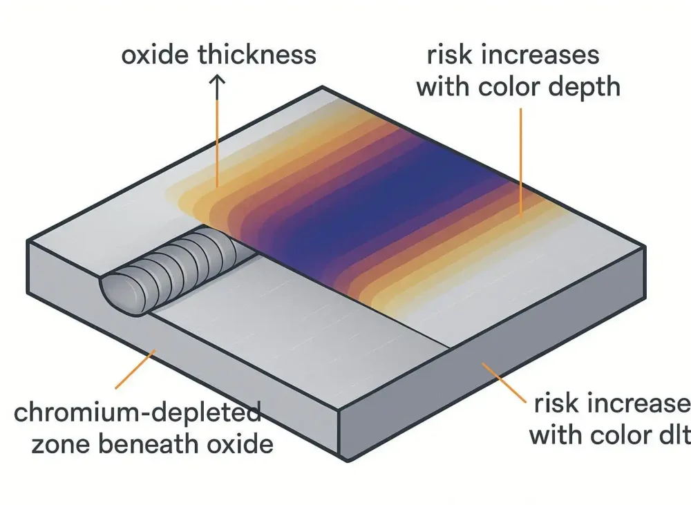 Ultimate Guide to Weld Heat Tint Colors
