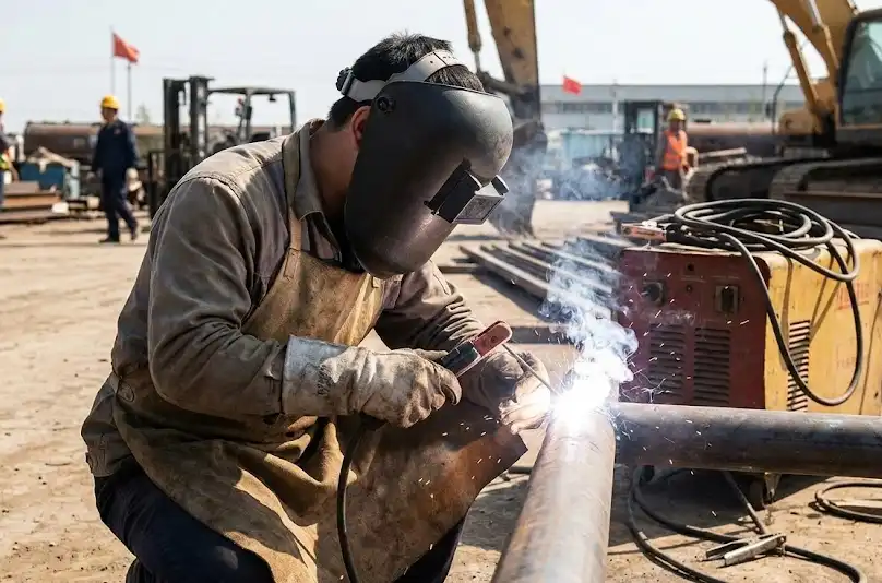 How to Stick Weld Outdoors