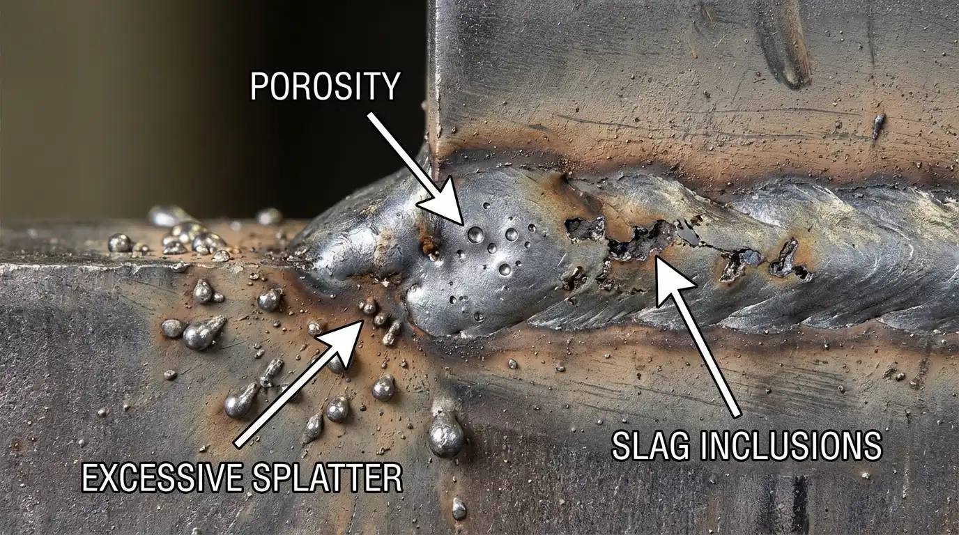 Troubleshooting the big three slag, spatter, porosity