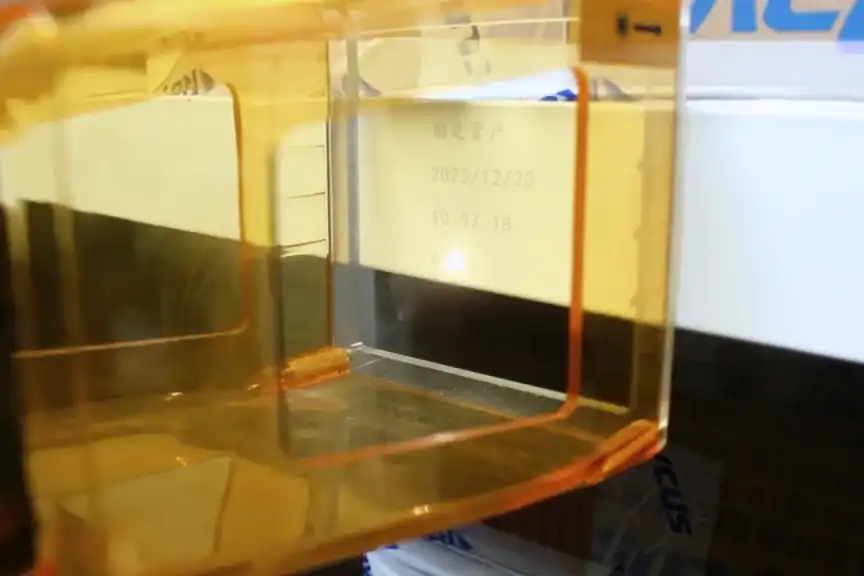 50W Laser Marking Machine Deep Serial Number Results